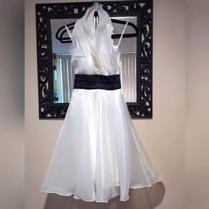 Calvin Klein Dress, Size 2, White & Black